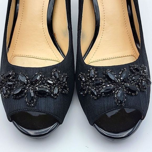 ALEX MARIE Black Heels.  SIZE 9M.  S903 - Picture 3 of 8